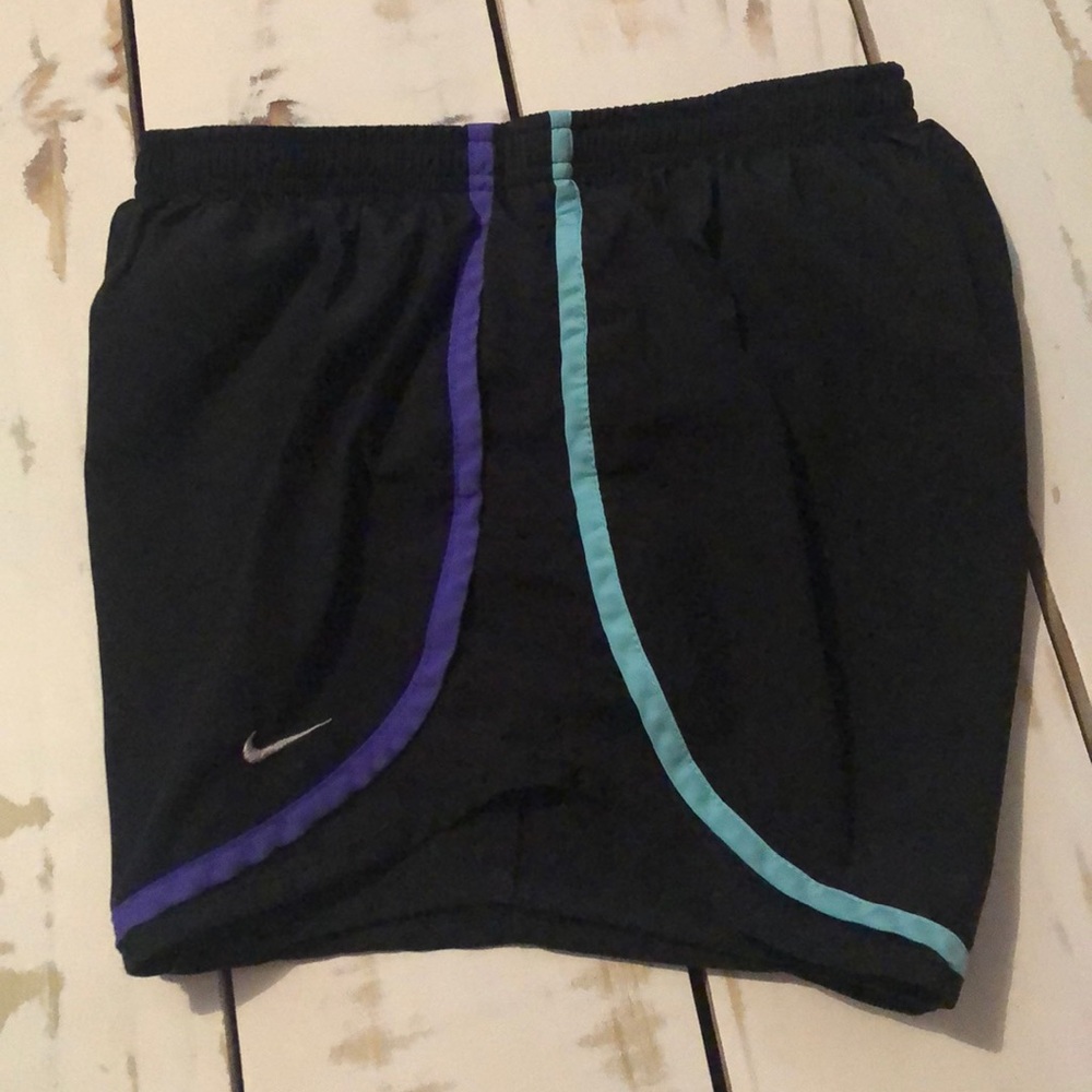 multicolored nike shorts